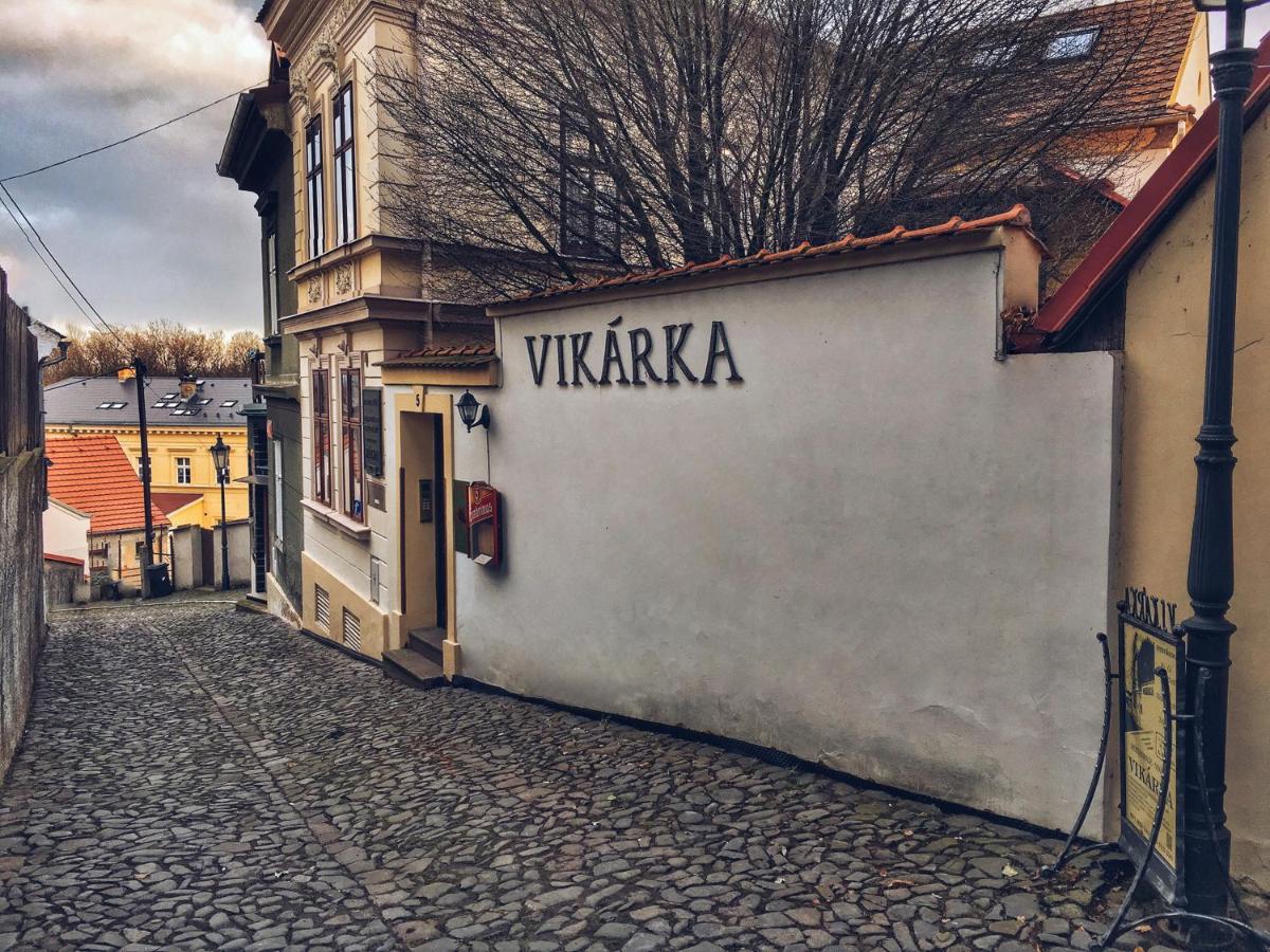 Vinarna Vikarka Hotel Litomerice Exterior photo